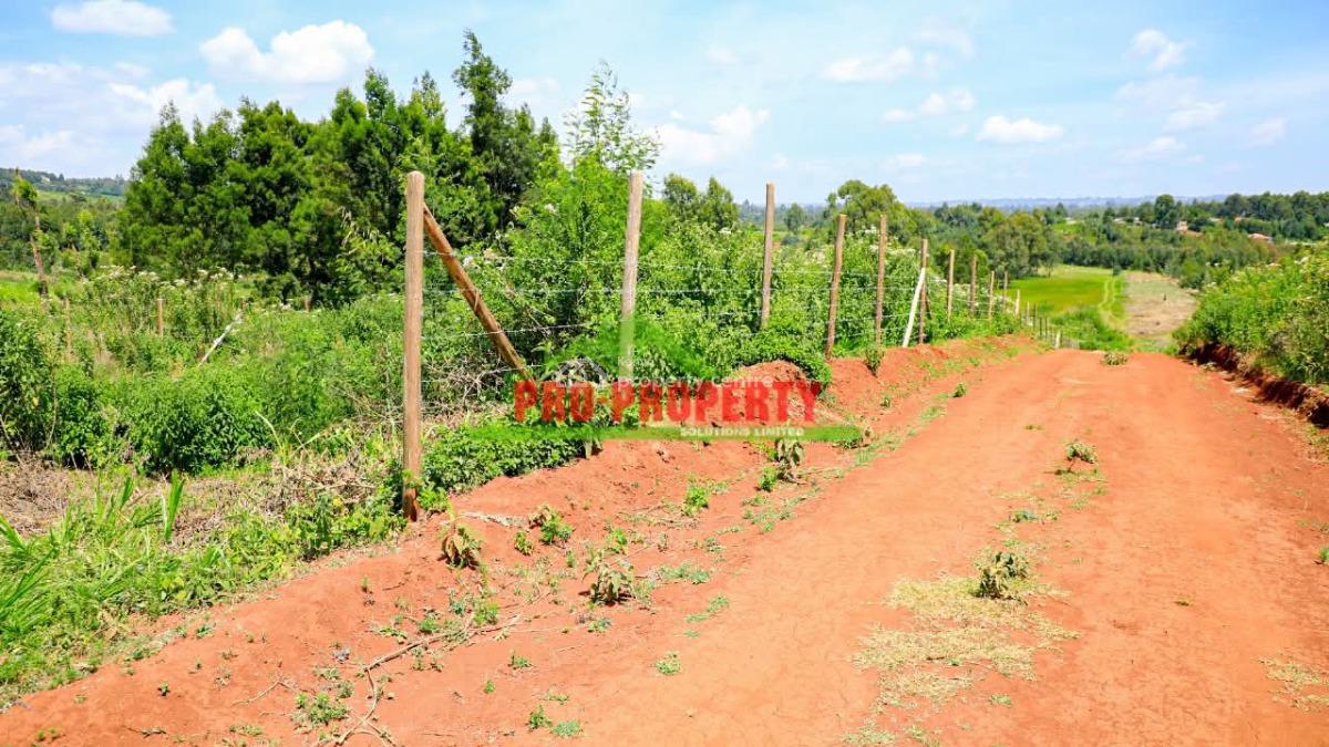 Prime Residential Plot, Kamangu Ngamba Area, Kikuyu, Kiambu, Residential Land for Sale
