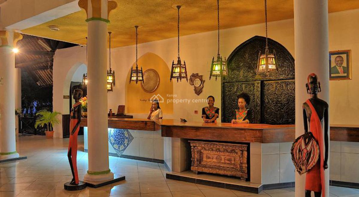 4 Star Beach Hotel with 191 Rooms in Diani Beach-kenyan Coast  Sitting, Diani Ukunda, Ukunda, Kwale, Hotel / Guest House for Sale
