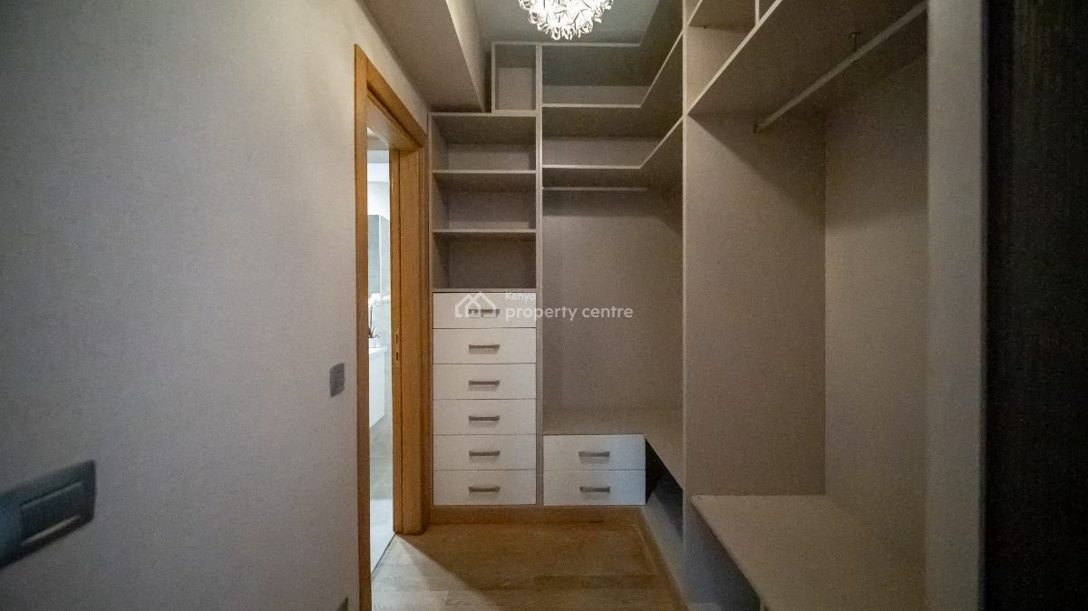 an Amazing 3 Bedroom All Ensuite Plus Dsq Fully Furnished, Kileleshwa, Nairobi, Apartment for Rent