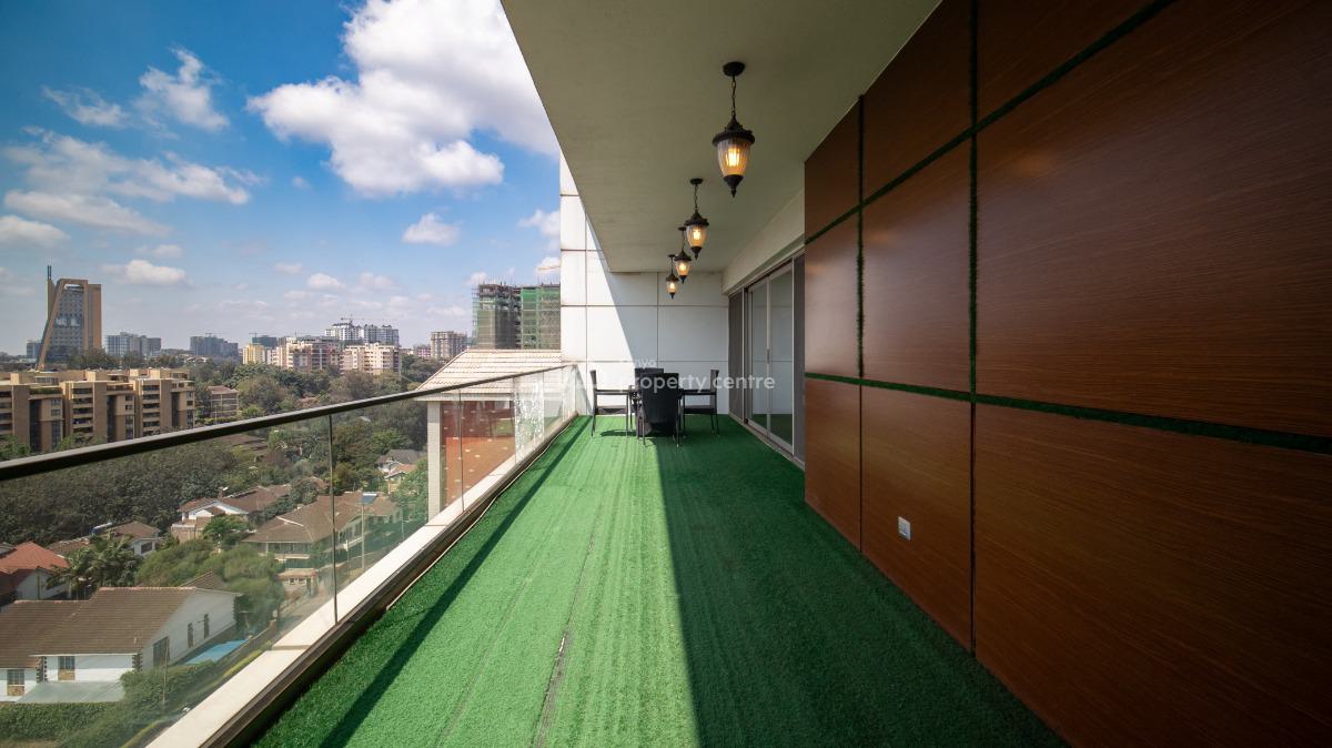 an Amazing 3 Bedroom All Ensuite Plus Dsq Fully Furnished, Kileleshwa, Nairobi, Apartment for Rent