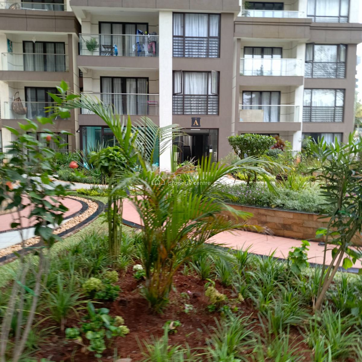 an Excellent Spacious 2 Bedroom Furnished and Serviced, Riverside Drive, Westlands, Nairobi, Apartment for Rent