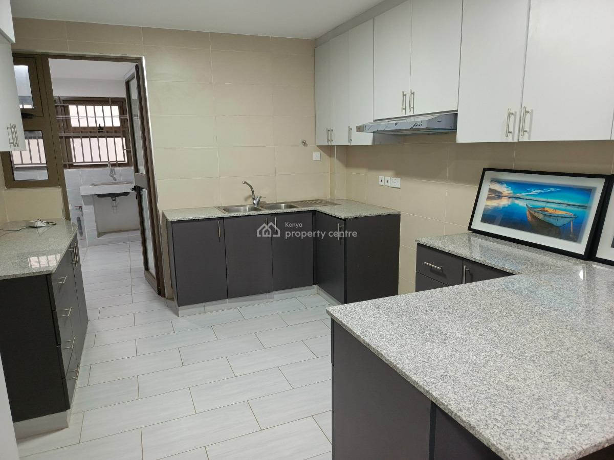 a Magnificent Unfurnished 3 Bedroom All Ensuite Plus Dsq, Muthangari Drive, Lavington, Nairobi, Apartment for Rent