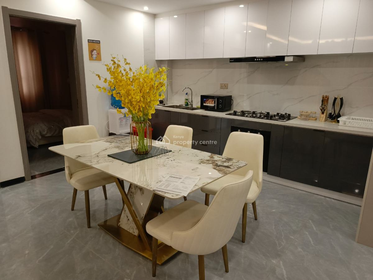 an Elegant Spacious Furnished + Serviced 3 Bedroom All Ensuite +dsq, Kileleshwa, Nairobi, Apartment for Rent
