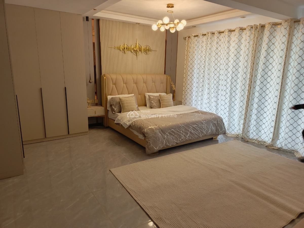 an Elegant Spacious Furnished + Serviced 3 Bedroom All Ensuite +dsq, Kileleshwa, Nairobi, Apartment for Rent