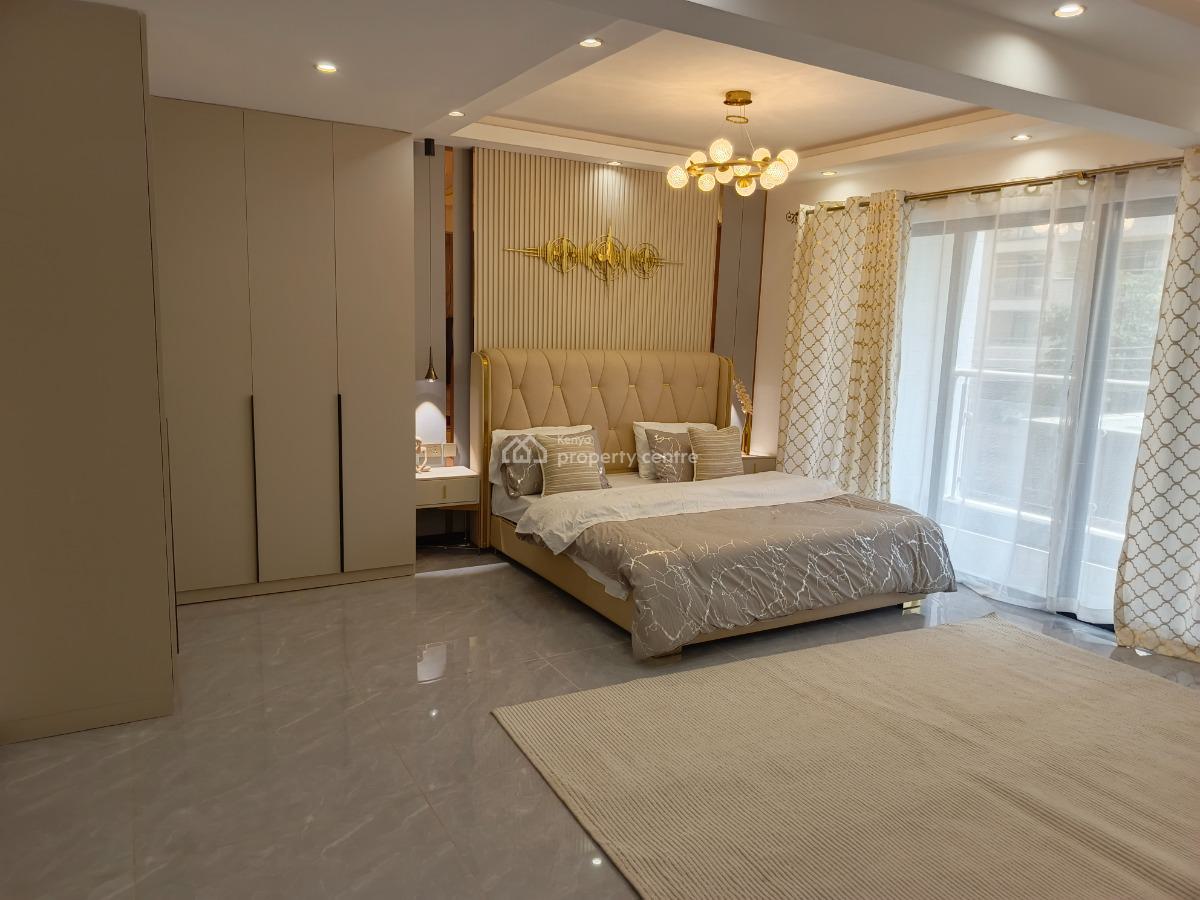 an Elegant Spacious Furnished + Serviced 3 Bedroom All Ensuite +dsq, Kileleshwa, Nairobi, Apartment for Rent