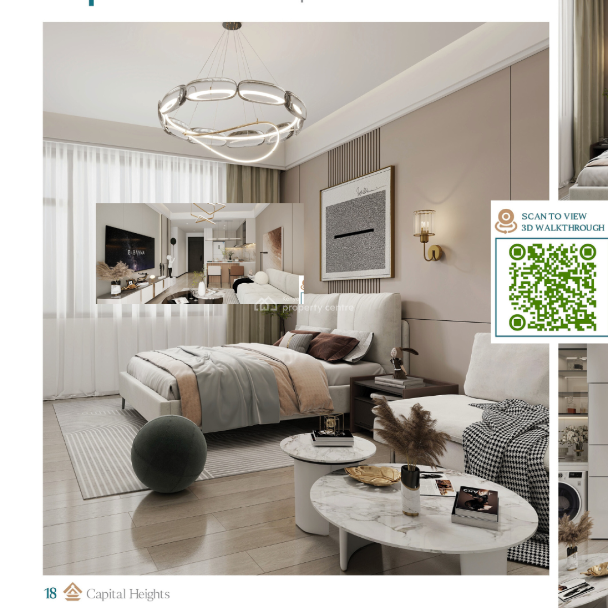 Modern 3 Bedroom Apartment  at Capital Heights, Westlands, Westlands, Westlands, Nairobi, Apartment for Sale