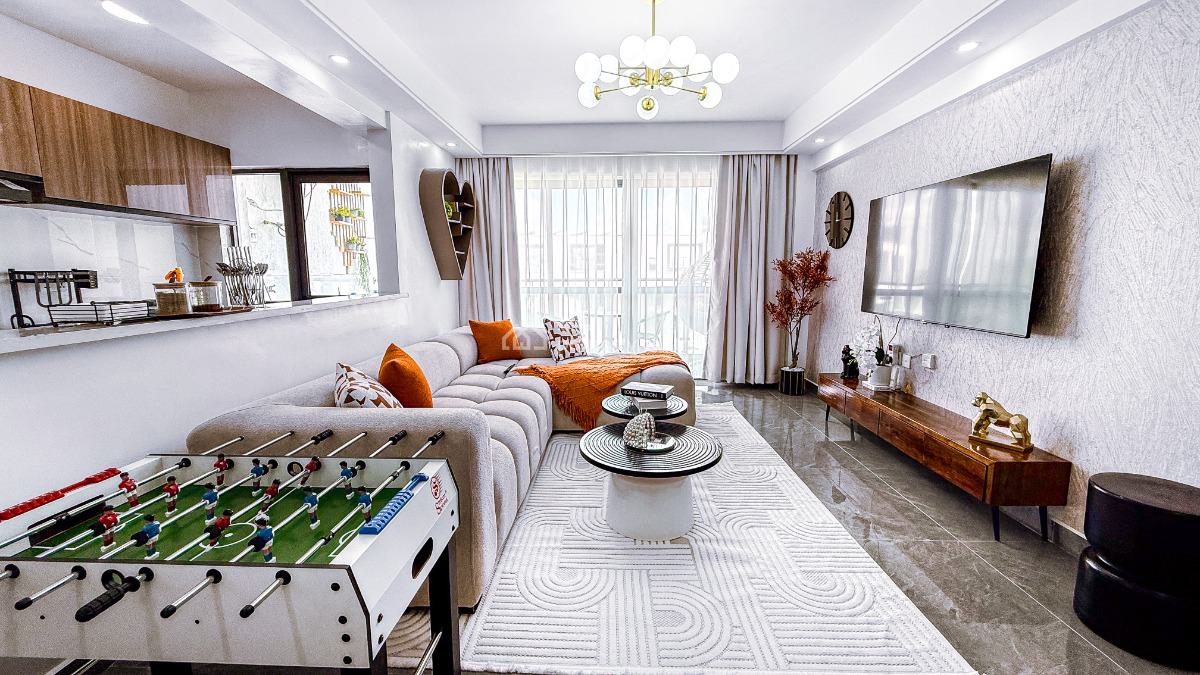 Fully Furnished 2 Bedroom Apartment with Top Amenities., Riverside Drive., Westlands, Nairobi, Apartment Short Let