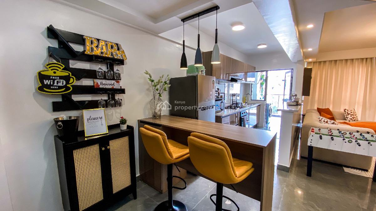 Fully Furnished 2 Bedroom Apartment with Top Amenities., Riverside Drive., Westlands, Nairobi, Apartment Short Let