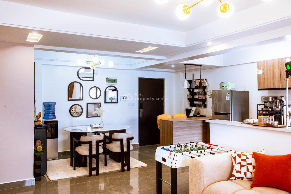 Fully Furnished 2 Bedroom Apartment with Top Amenities., Riverside Drive., Westlands, Nairobi, Apartment Short Let