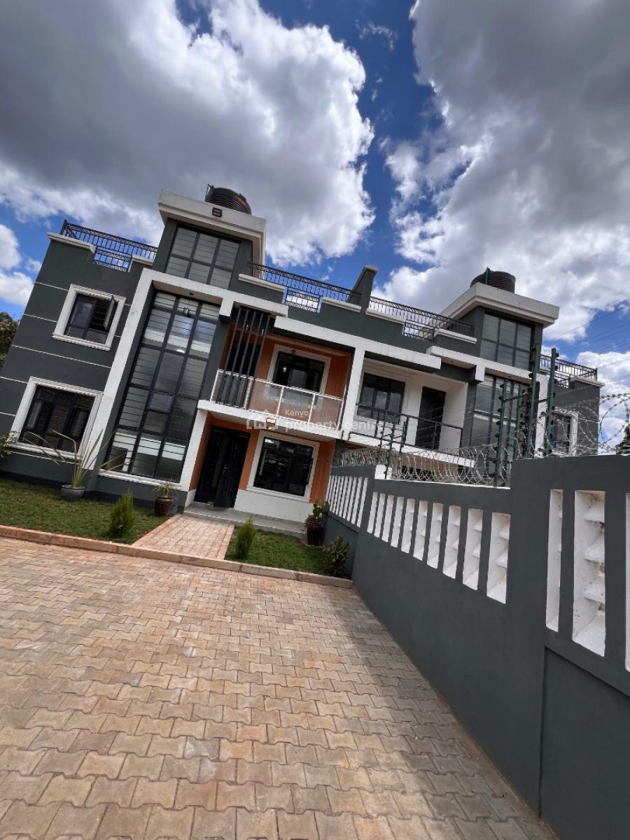 Beautiful 4bedroom Townhouse All Ensuite with Roof Terrace in Kikuyu., Kikuyu, Kiambu, House for Sale