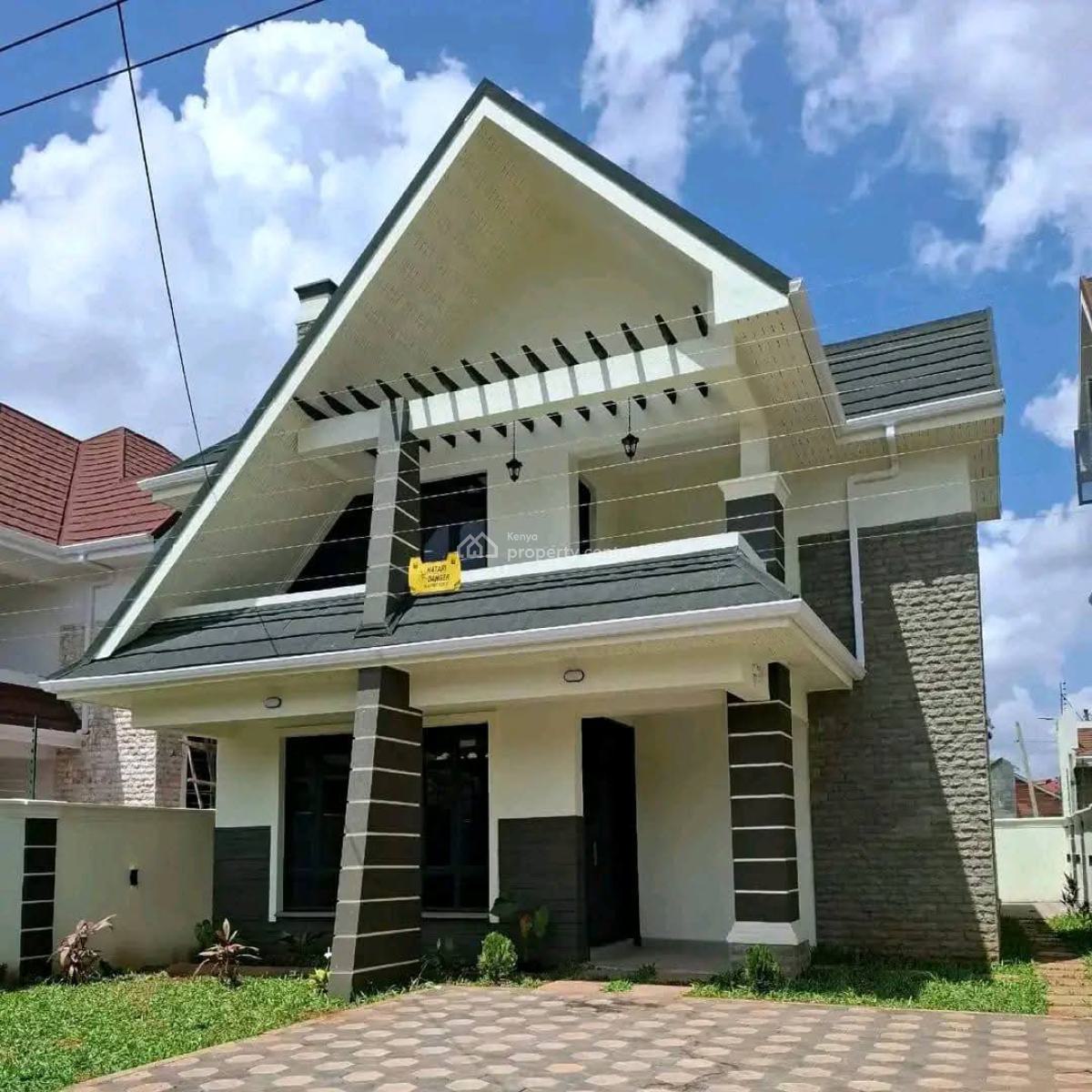 Beautiful 4 Bedroom Villa All Ensuite with Dsq on 40by80 in Membley., Membley Estate, Kiambu, House for Sale