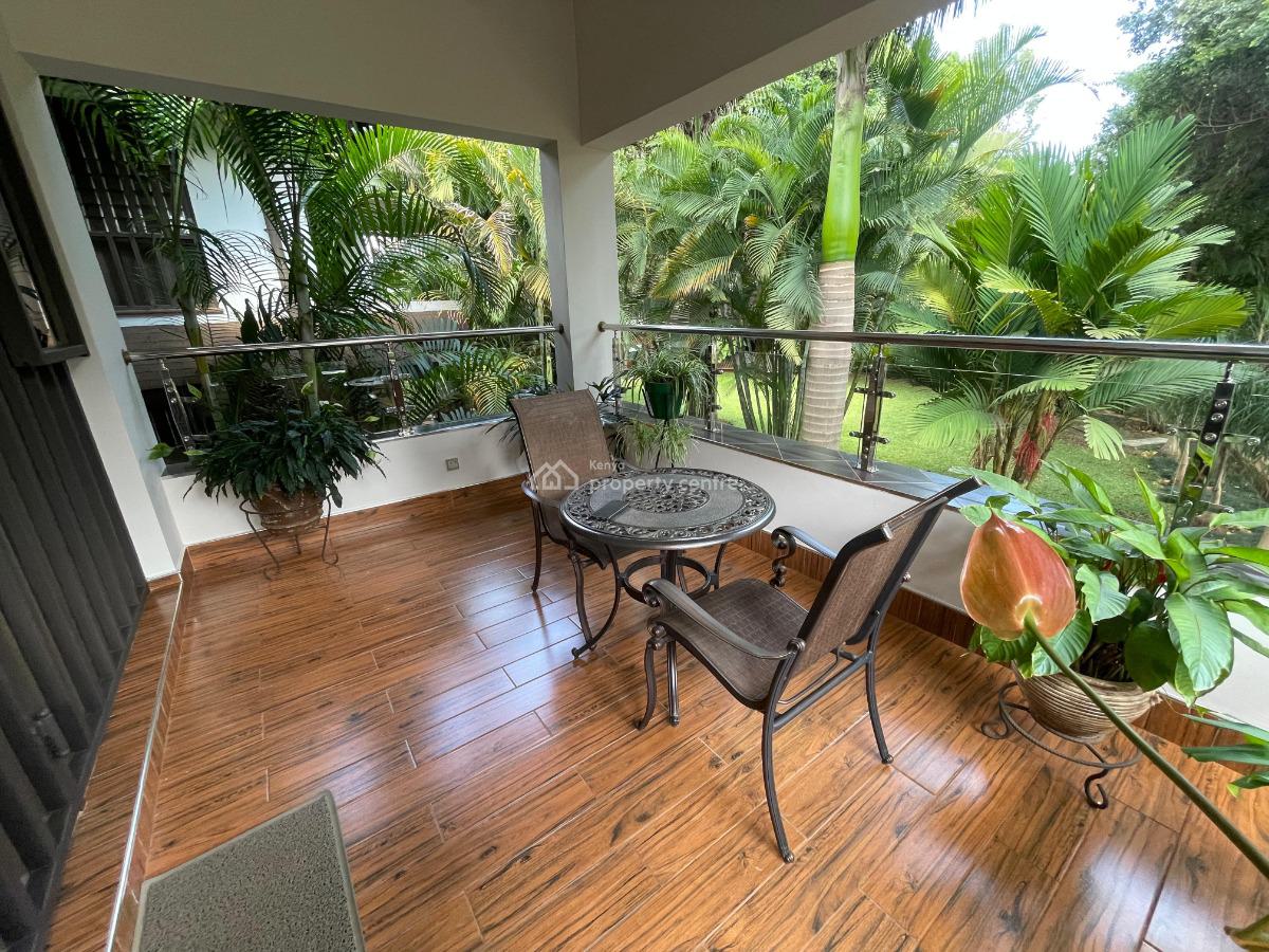 Elegant Furnished & Serviced 2 Bedrooms House with Mature Garden, Runda, Runda, Westlands, Nairobi, House for Rent