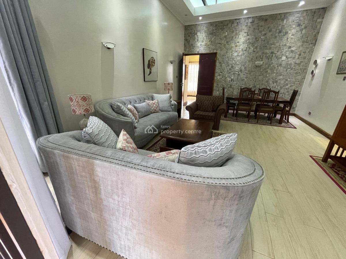 Elegant Furnished & Serviced 2 Bedrooms House with Mature Garden, Runda, Runda, Westlands, Nairobi, House for Rent