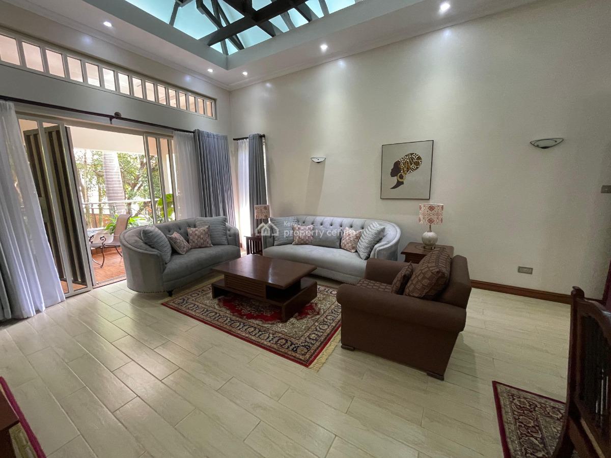 Elegant Furnished & Serviced 2 Bedrooms House with Mature Garden, Runda, Runda, Westlands, Nairobi, House for Rent
