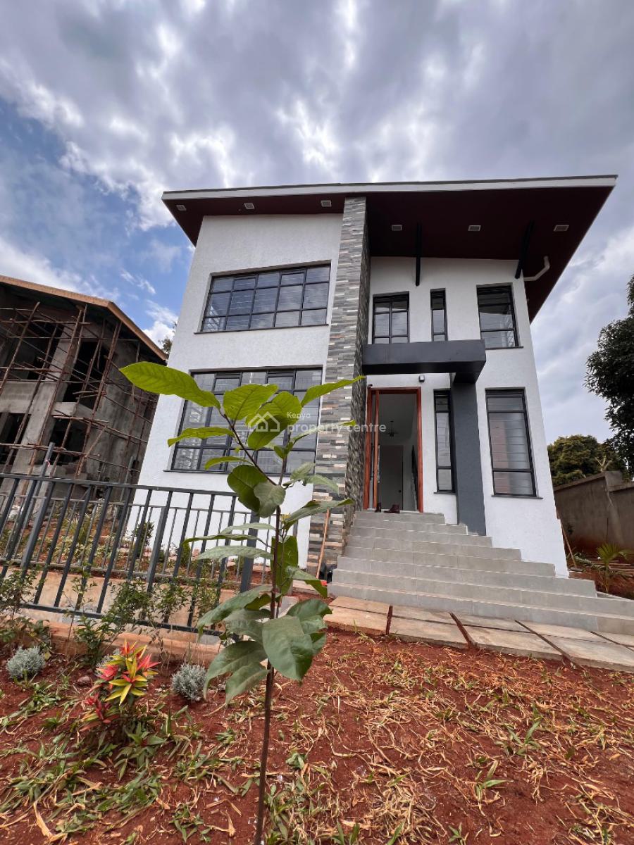 Contemporary Modern 6bedroom Maisonette All Ensuite Muhuri Rd Kikuyu., Kikuyu, Kiambu, House for Sale