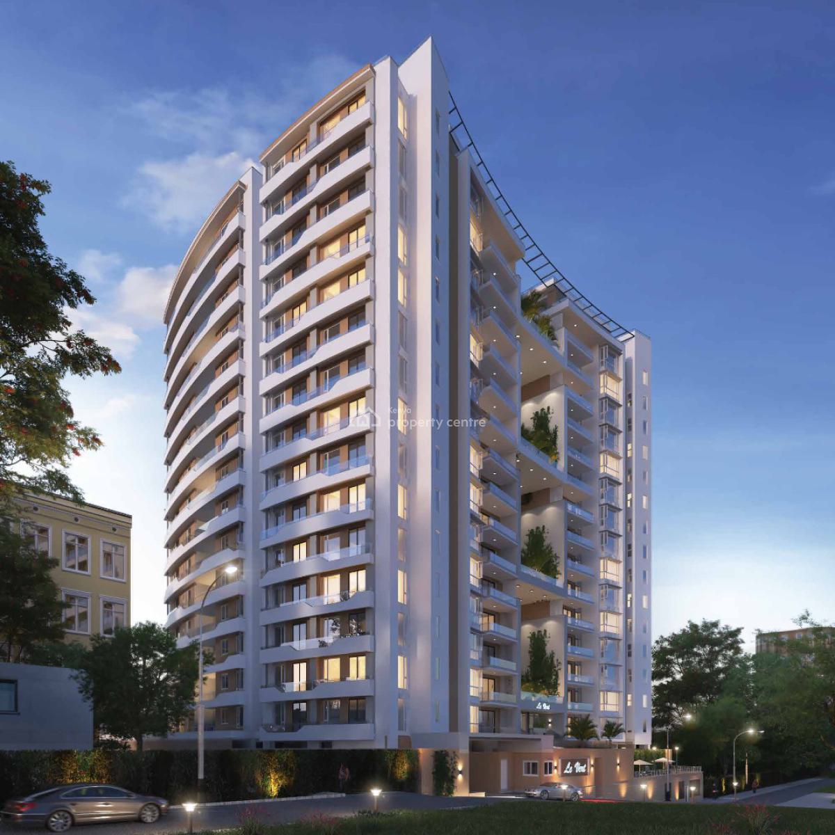 an Elegant Spacious 4 Bedroom All Ensuite Plus Dsq, Riverside Drive, Westlands, Nairobi, Apartment for Sale