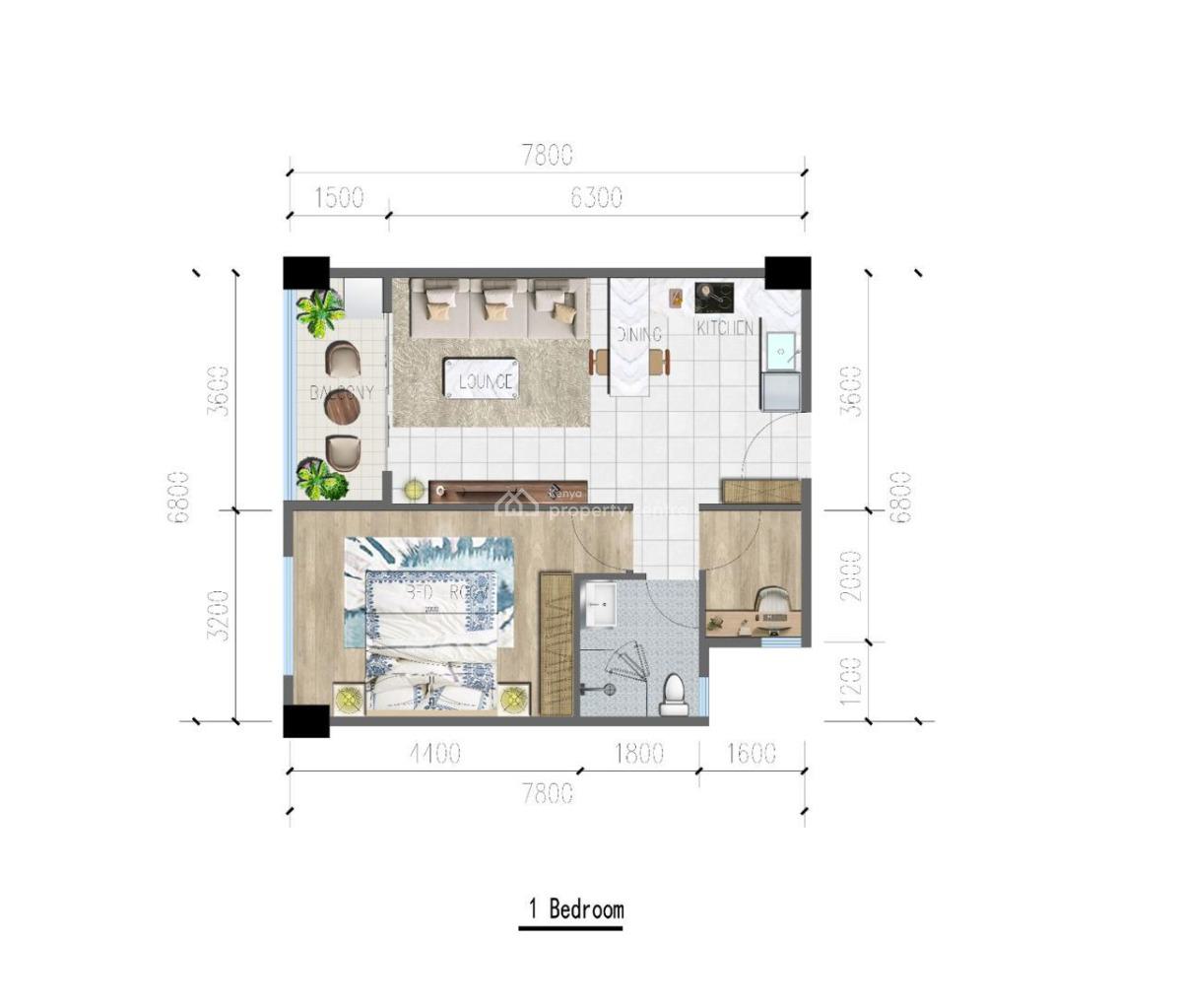 Premium Off Plan 1 Bedroom Apartments with Nature Views., Chiromo, Riverside Drive., Westlands, Nairobi, Apartment for Sale