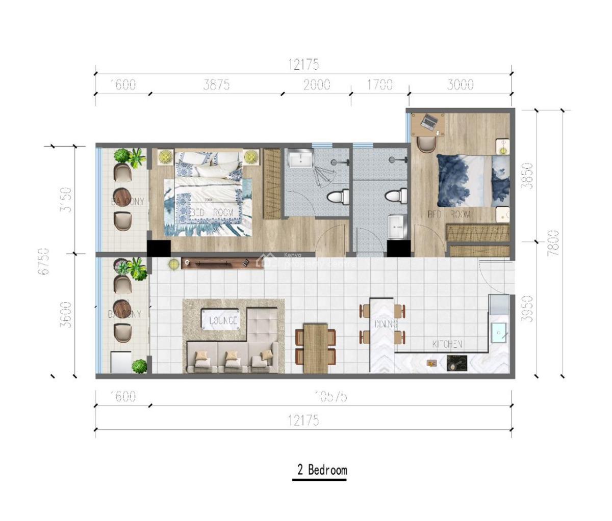 Premium Off Plan 1 Bedroom Apartments with Nature Views., Chiromo, Riverside Drive., Westlands, Nairobi, Apartment for Sale