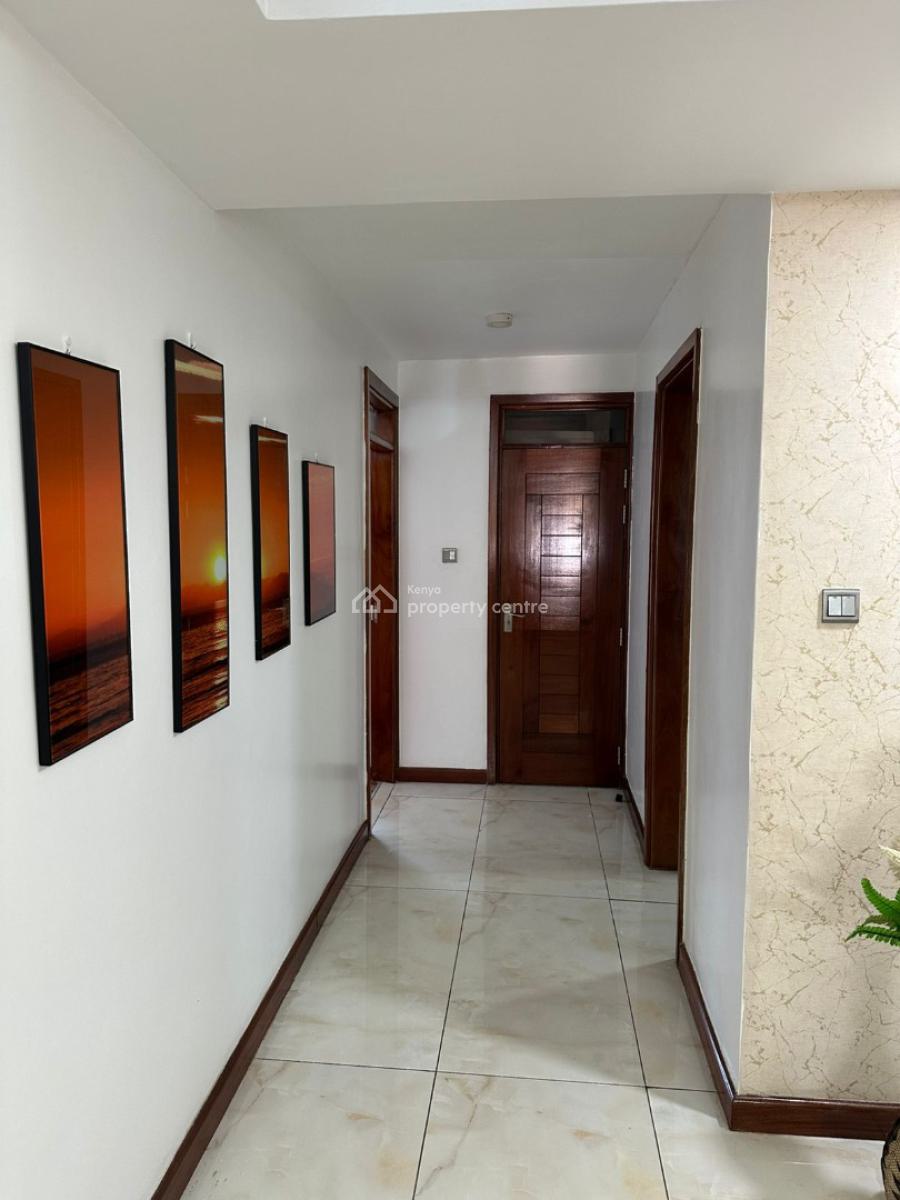 an Excellent Spacious 4 Bedroom 2 Ensuite Plus Dsq Furnished, Riverside Drive, Westlands, Nairobi, Apartment for Rent