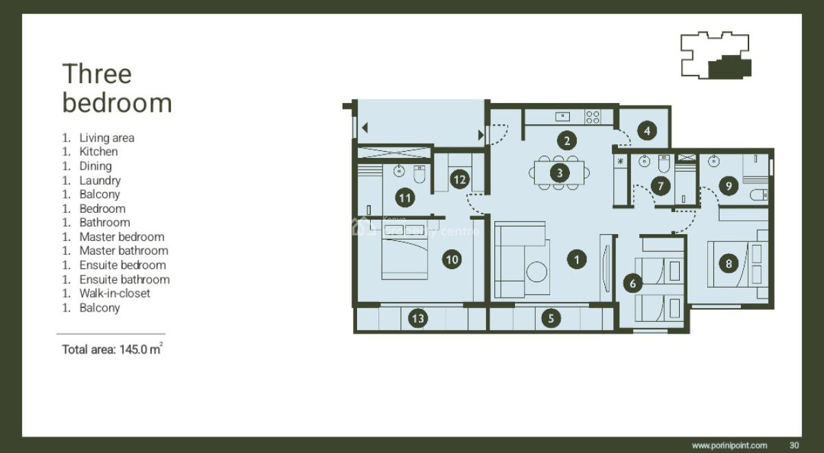 Luxury Three Bedroom, Tatu City, Ruiru, Kiambu, Apartment for Sale