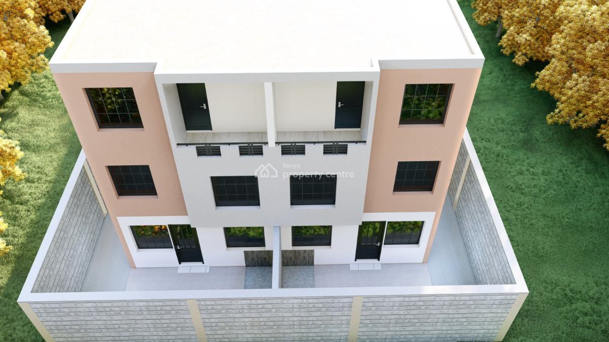 Beautiful 4bedroom Maisonette All Ensuite with Roof Terrace in Kikuyu., 300 Meters From The Tarmac Road, Kikuyu, Kiambu, House for Sale