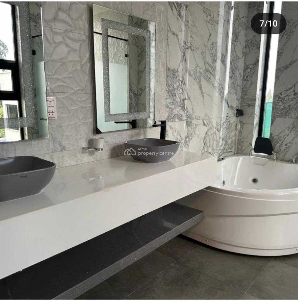 Exquisite 6 Bedroom Flatroof House with Pool Dsq on 0.7acres in Runda., Runda, Westlands, Nairobi, House for Sale