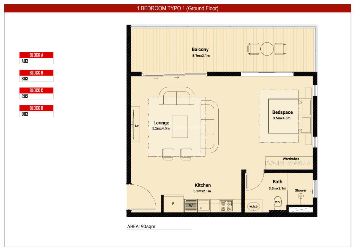 Studios,1,2,3 Bedrooms in Diani, Ukunda, Kwale, Apartment for Sale