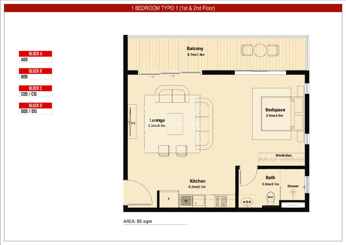 Studios,1,2,3 Bedrooms in Diani, Ukunda, Kwale, Apartment for Sale