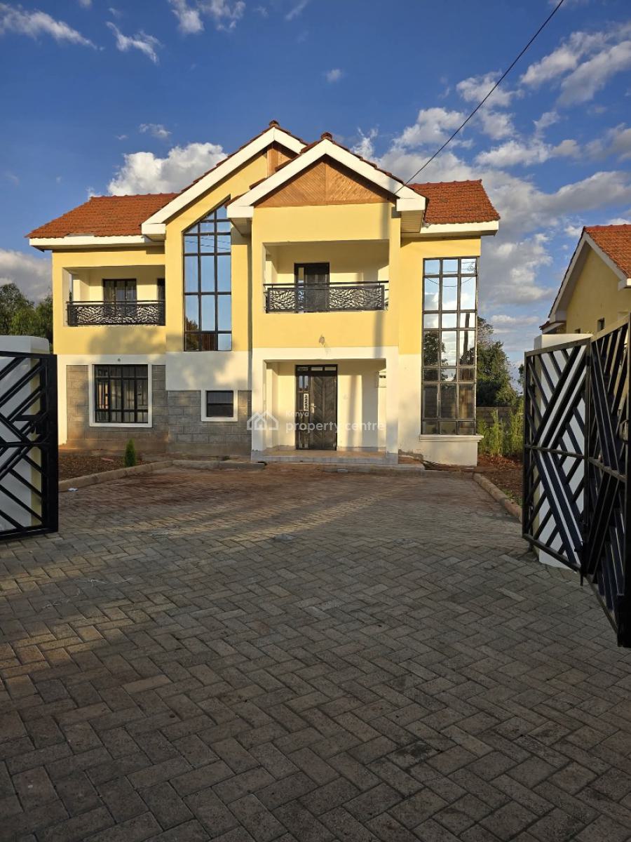 New 4bedroom Maisonette All Ensuite with Dsq on an Eighth in Kikuyu, 700m From Tarmac Road, Kikuyu, Kiambu, House for Sale