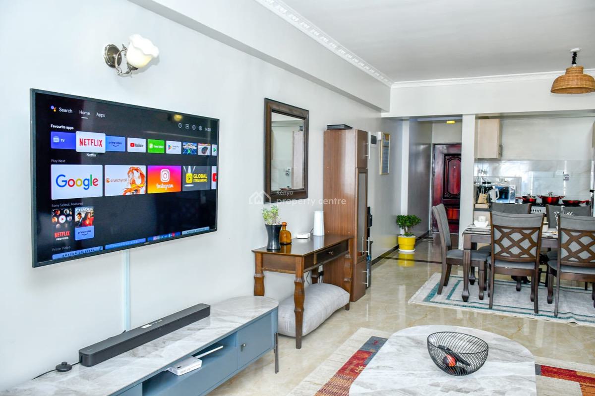 Fully Furnished and Serviced 3 Bedroom Apartment with Dsq, Kilimani, Nairobi, Apartment for Rent