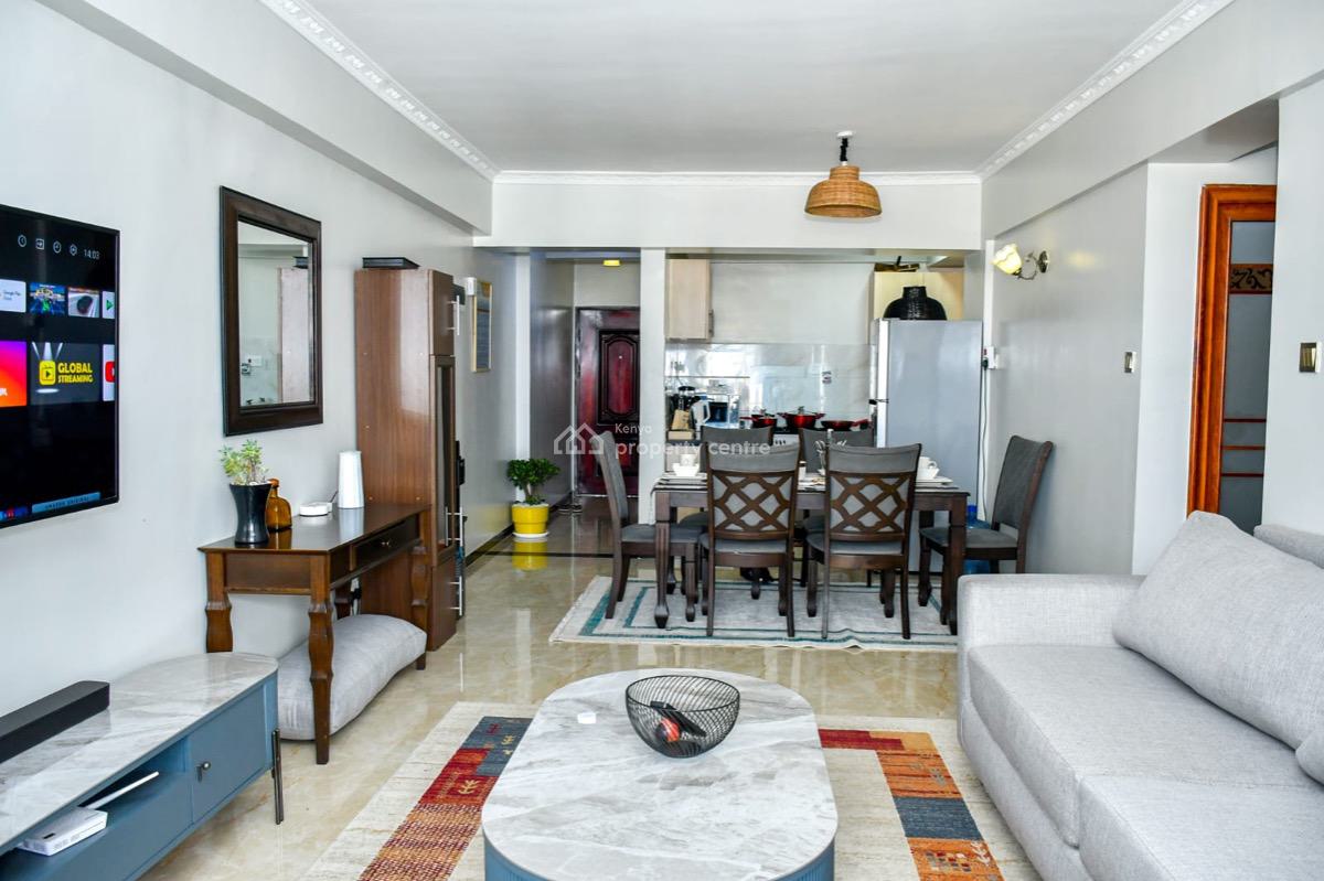 Fully Furnished and Serviced 3 Bedroom Apartment with Dsq, Kilimani, Nairobi, Apartment for Rent