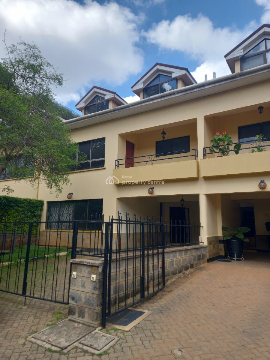 Spacious 5 Bedrooms All Ensuite Townhouse on 3 Levels, Off Gitanga Road, Lavington, Nairobi, House for Sale