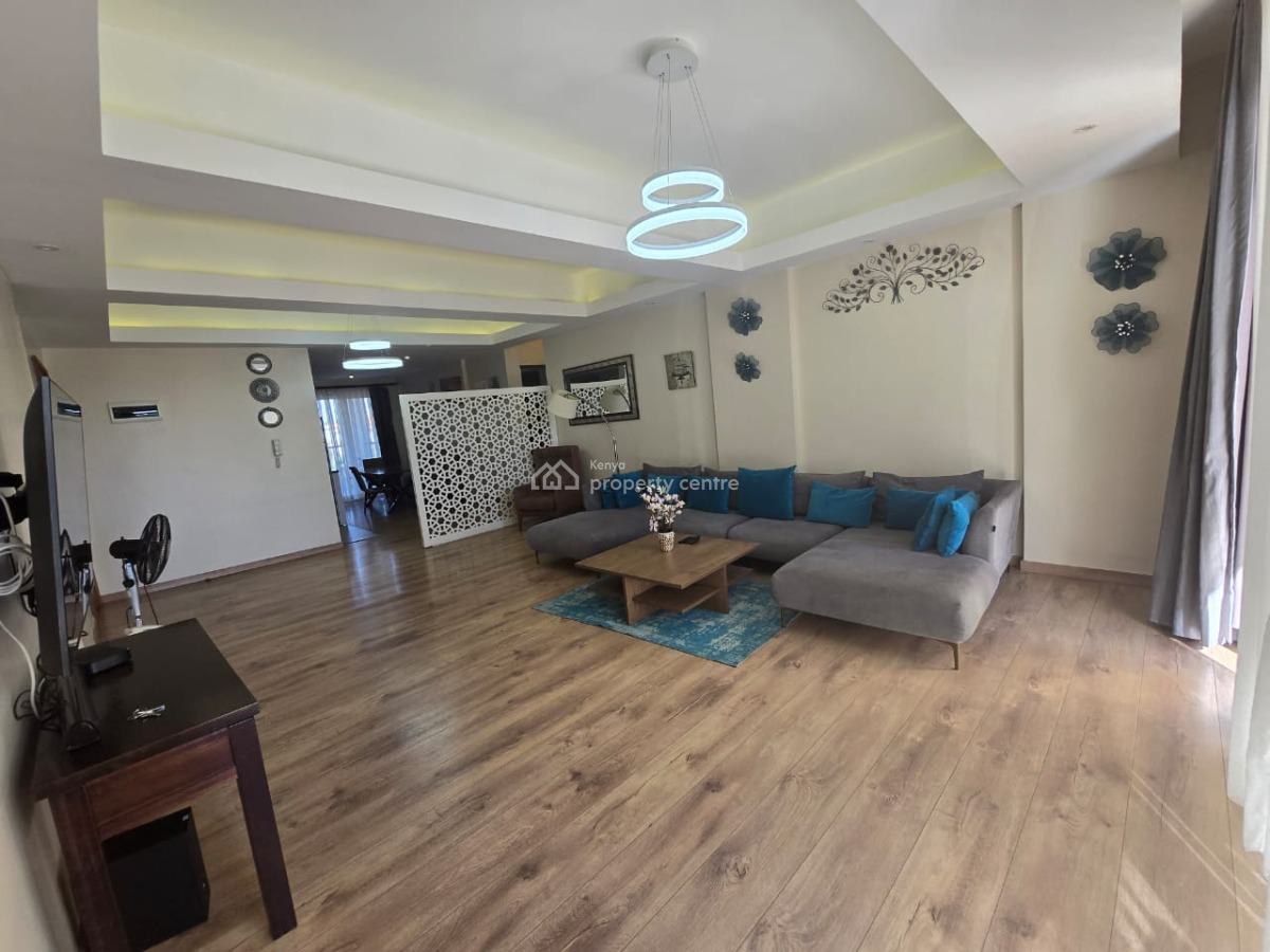 an Elegant Spacious Furnished and Serviced 3 Bedroom All Ensuite + Dsq, Kikambala Road, Kileleshwa, Nairobi, Apartment for Rent