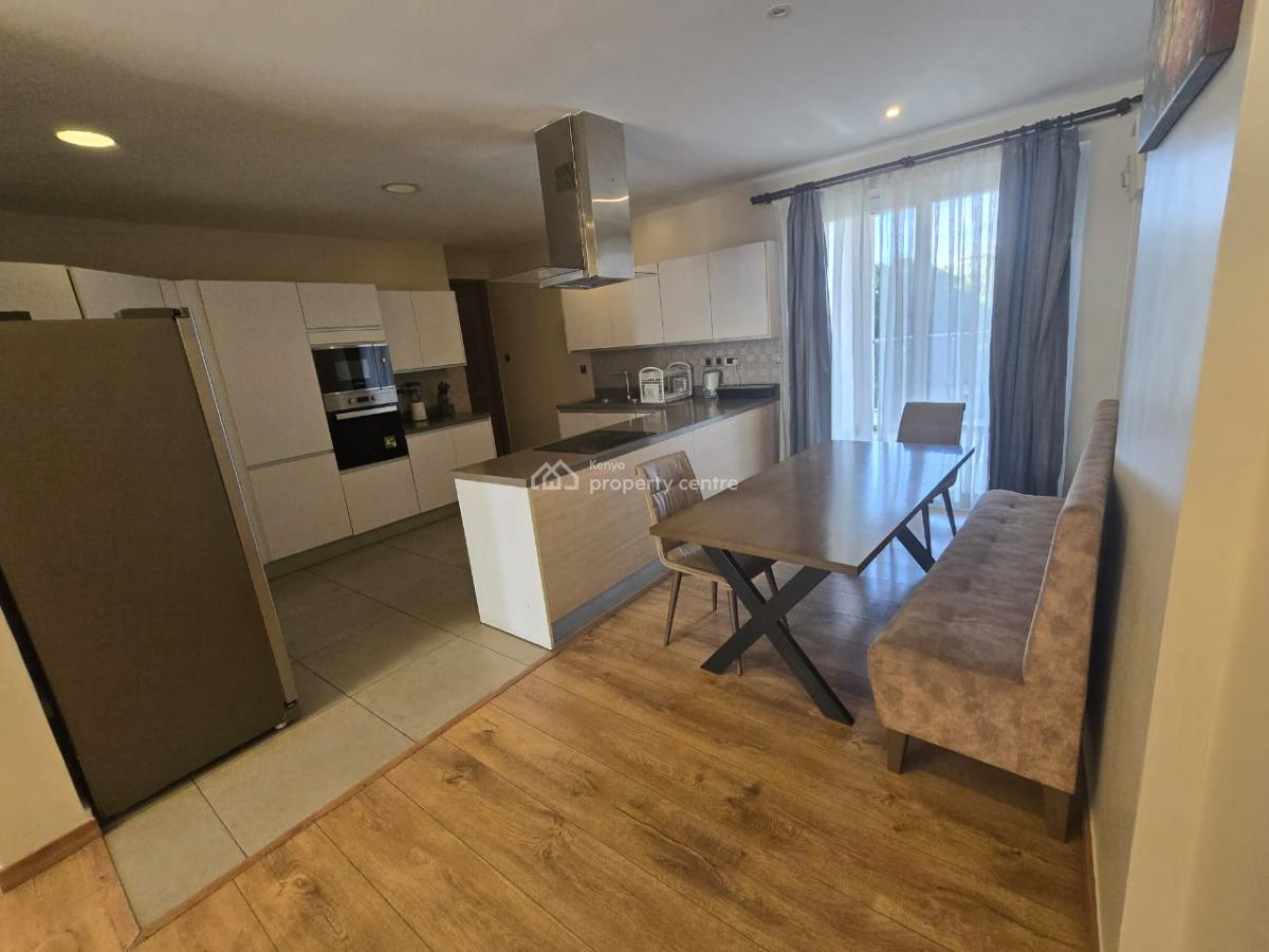 an Elegant Spacious Furnished and Serviced 3 Bedroom All Ensuite + Dsq, Kikambala Road, Kileleshwa, Nairobi, Apartment for Rent