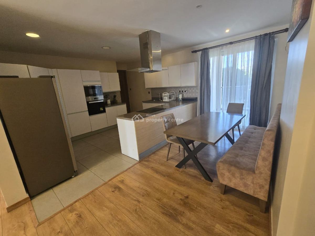 an Elegant Spacious Furnished and Serviced 3 Bedroom All Ensuite + Dsq, Kikambala Road, Kileleshwa, Nairobi, Apartment for Rent