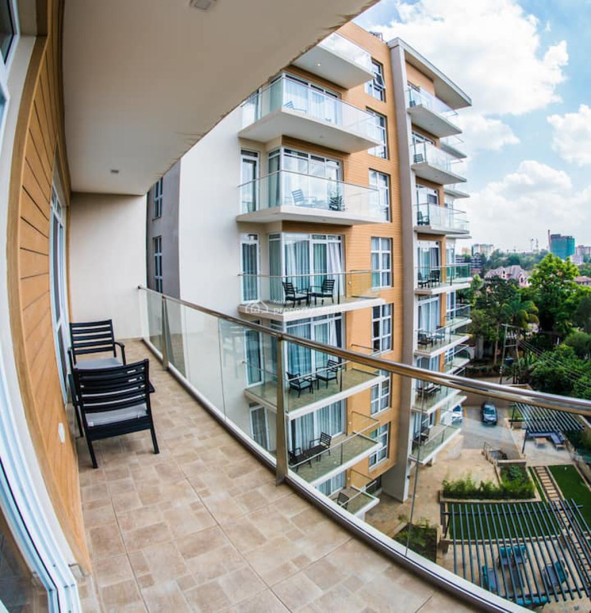 an Elegant Spacious Furnished and Serviced 3 Bedroom All Ensuite + Dsq, Kikambala Road, Kileleshwa, Nairobi, Apartment for Rent