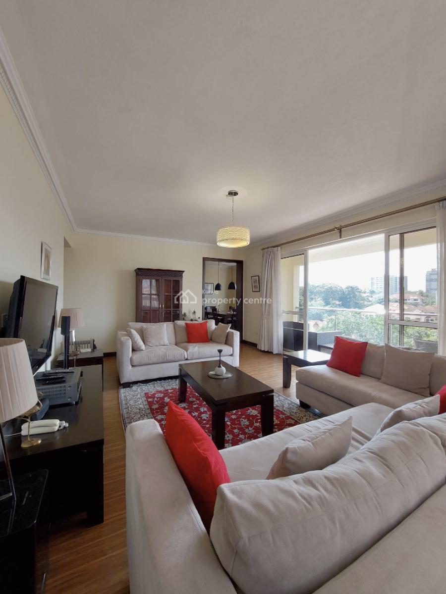 Furnished 3 Bedroom  Apartment in  Westlands, Rhapta Road, Westlands, Nairobi, Apartment for Rent
