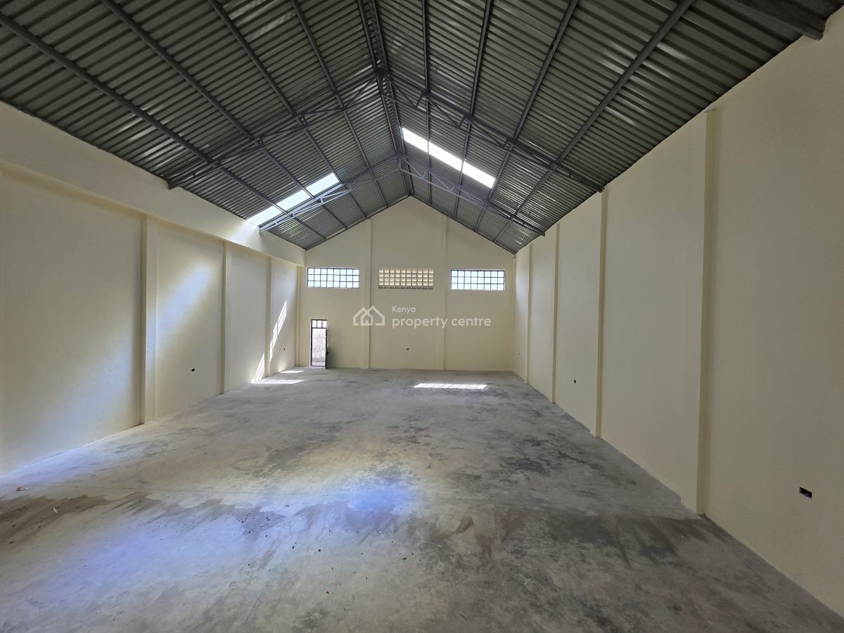 Spacious 4,000 Sqft Warehouse  in Mlolongo, Mombasa Road, Syokimau/mulolongo, Machakos, Warehouse for Rent