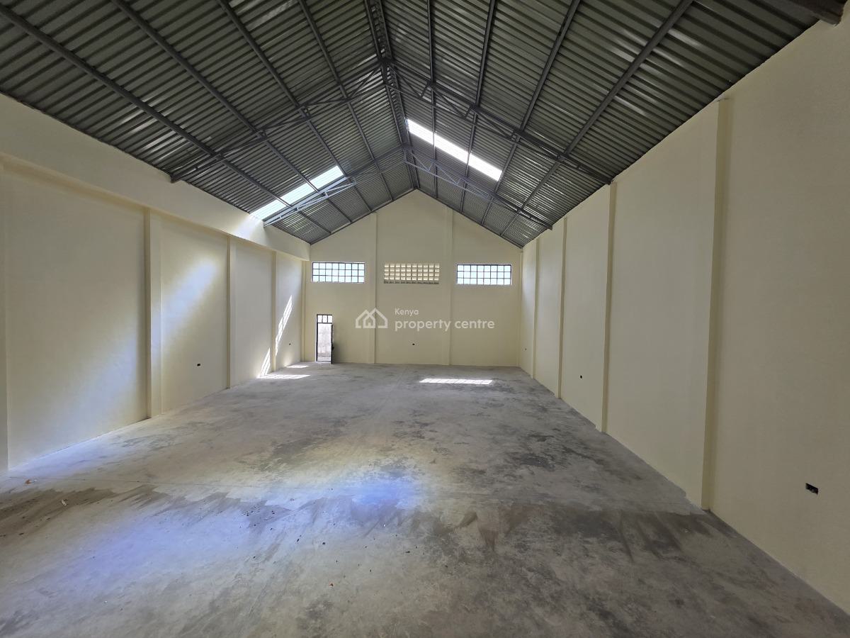 Spacious 4,000 Sqft Warehouse  in Mlolongo, Mombasa Road, Syokimau/mulolongo, Machakos, Warehouse for Rent