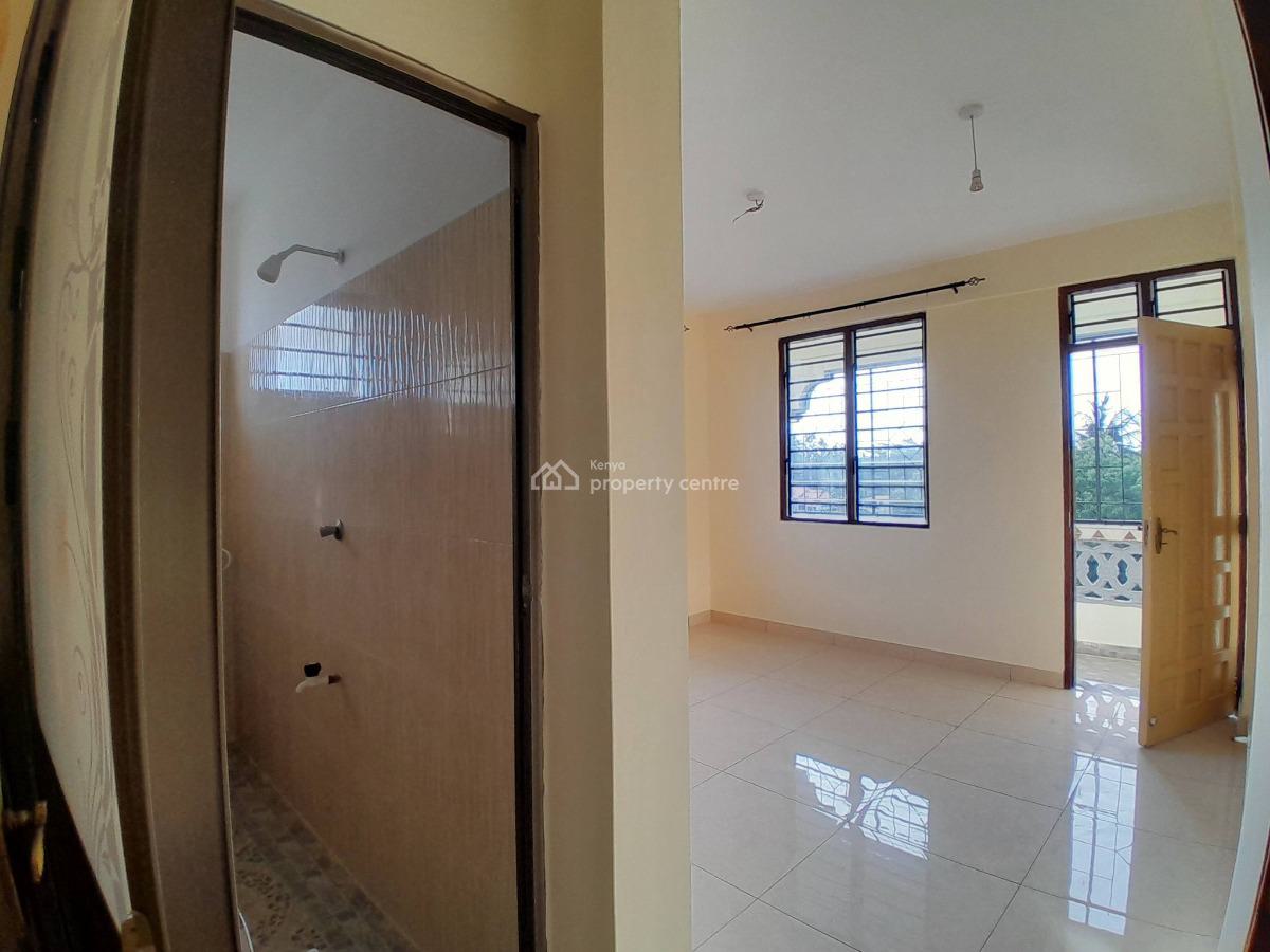 Modern Spacious 2 Bedroom Apartment  Located Near Dutch Water, Dutch Water, Mtwapa, Kilifi, Apartment for Rent