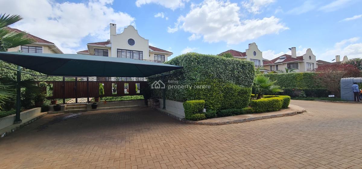 Luxurious 4-bedroom Townhouse in Gated Community, Kiambu Road ,kencom Sacco, Runda, Westlands, Nairobi, House for Sale