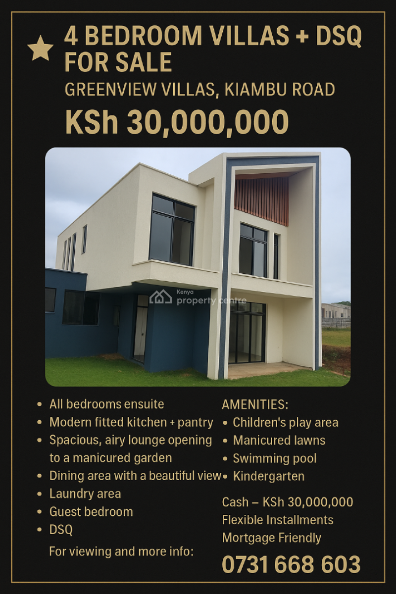 Townhouse, Greenview Villas, Kiambu Road, Township C, Kiambu, Townhouse for Sale