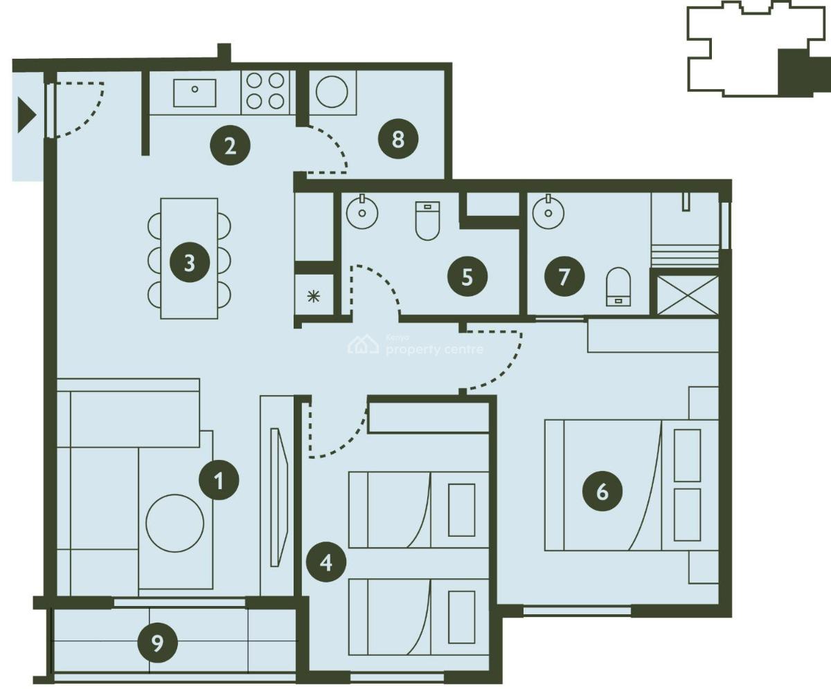 Porini Point Apartments at Tatu City, Ruiru Kamiti Road, Ruiru, Kiambu, Apartment for Sale