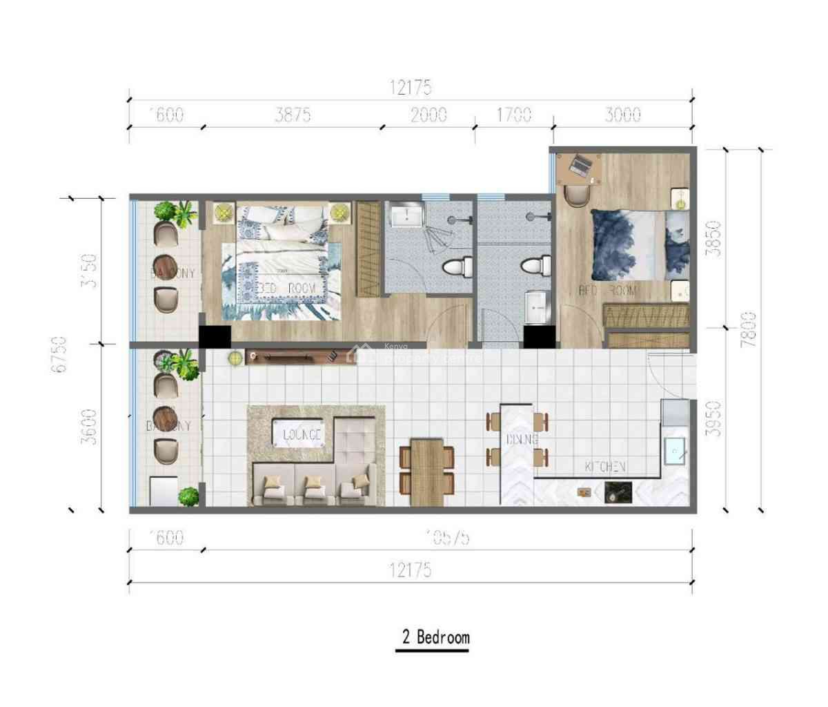 One & Two Bedroom Apartments on Riverside Drive, Riverside Drive, Westlands, Nairobi, Apartment for Sale