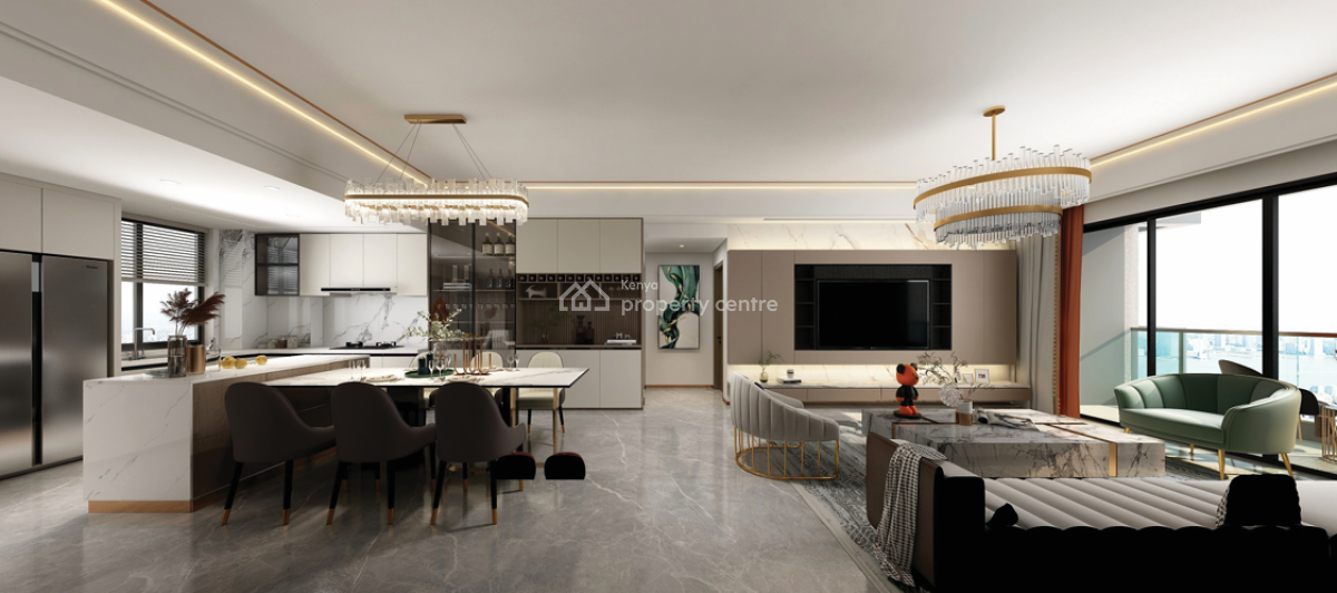 @ Bedroom Apartment - 110 Sqm, Riara Road, Kilimani, Nairobi, Apartment for Sale