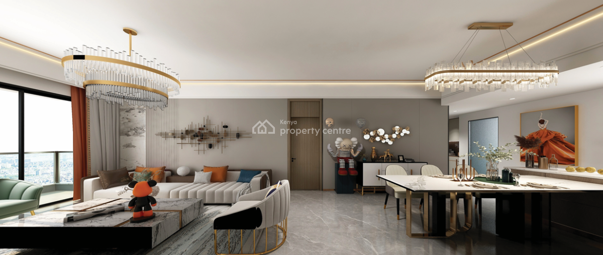 3-bedroom Apartment -- 160 Sqm, Riara Road, Kilimani, Nairobi, Apartment for Sale