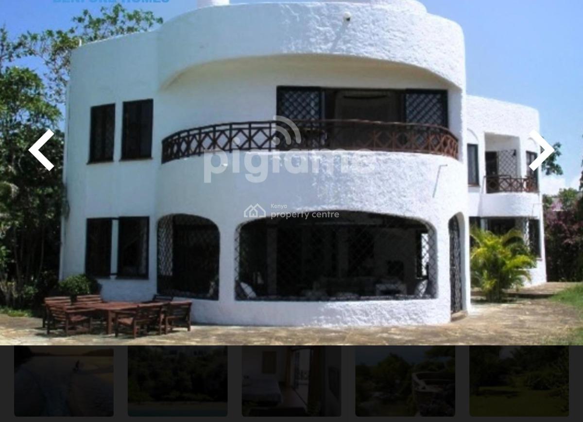 4 Bedrooms Villa Sitting on a 2.2 Acres Beach Property, Shanzu Mombasa, Shanzu, Mombasa, Townhouse for Sale