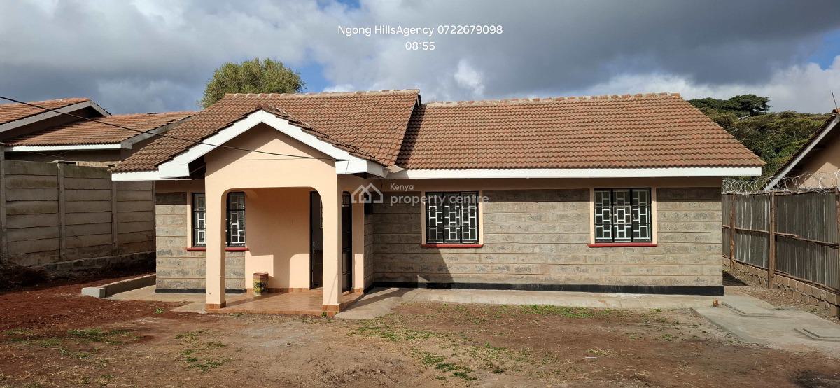Exquisite 3-bedroom Bungalow, Ngong, Kajiado, Detached Bungalow for Rent