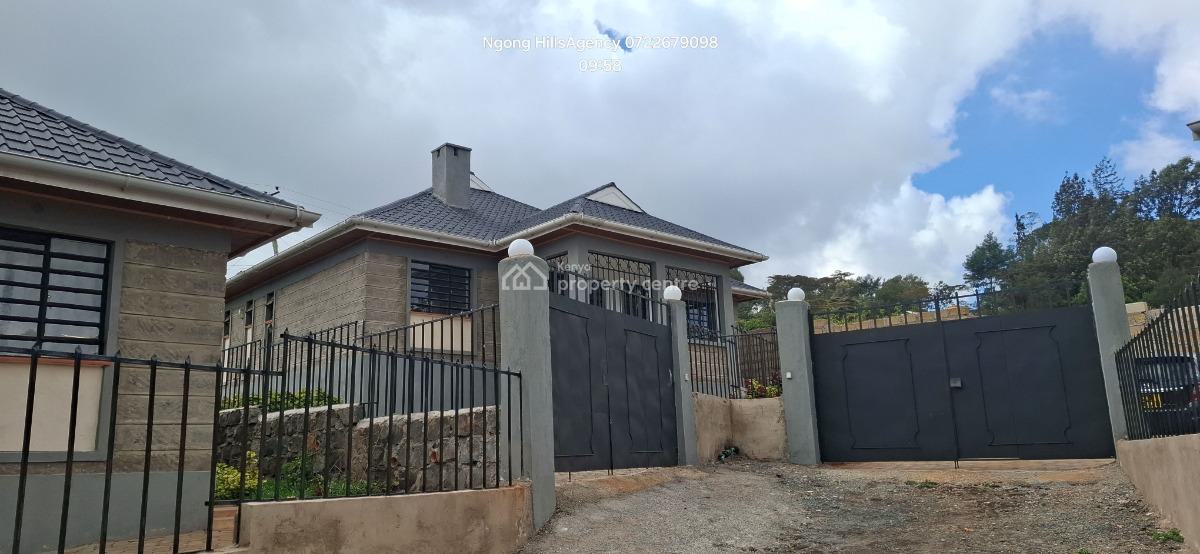 Executive 3-bedroom En-suite Bungalow with Sq in Secure Gated, Lemiso, Ngong, Kajiado, Detached Bungalow for Rent