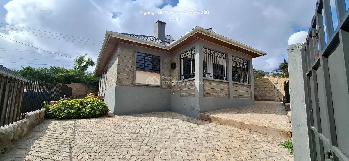 Executive 3-bedroom En-suite Bungalow with Sq in Secure Gated, Lemiso, Ngong, Kajiado, Detached Bungalow for Rent